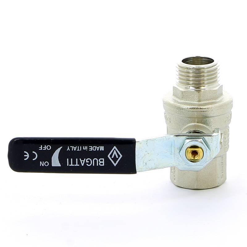 Кран шаровой Bugatti Oregon 1/2 НВ рычаг 03060095