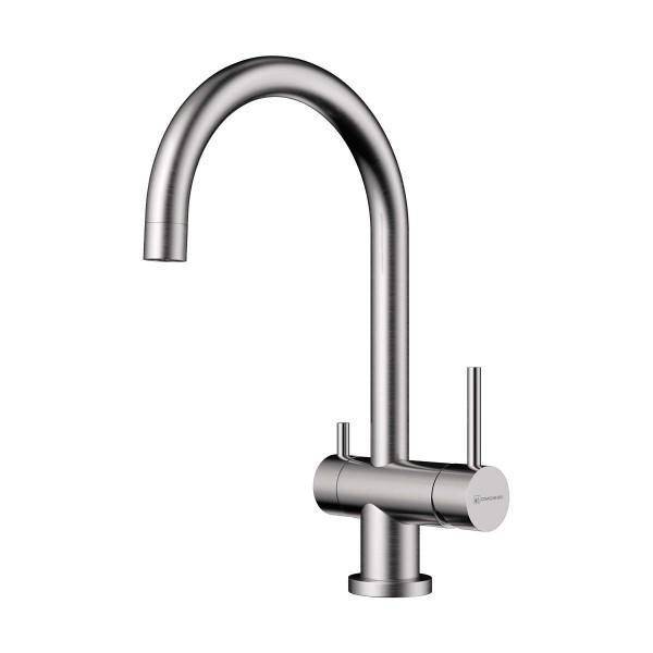 Смеситель для кухни Omoikiri Yamada-BN с подключением фильтра нержавеющая сталь 4994225