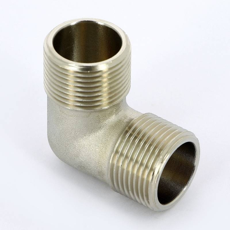 Угольник резьбовой Uni-Fitt 1 Н-Н никелированный 613N4400