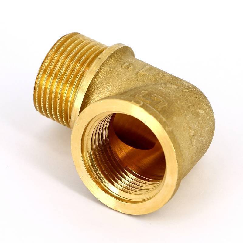 Угол 90° НВ Uni-Fitt 1 латунный с упором 612G4400