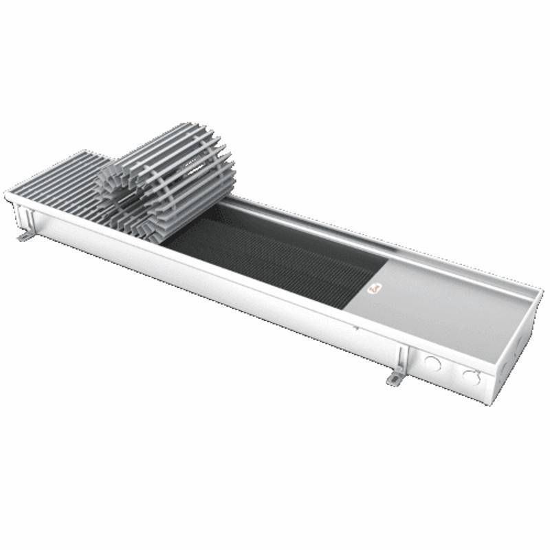 Конвектор внутрипольный Wilma KC 100x303x2250 мм с вентилятором КС.100.303.2250