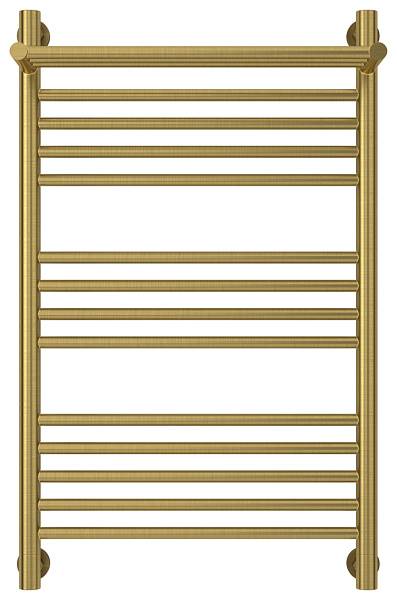 Полотенцесушитель водяной Сунержа Богема+ с 1 полкой 500x800 мм состаренная латунь 051-0223-8050