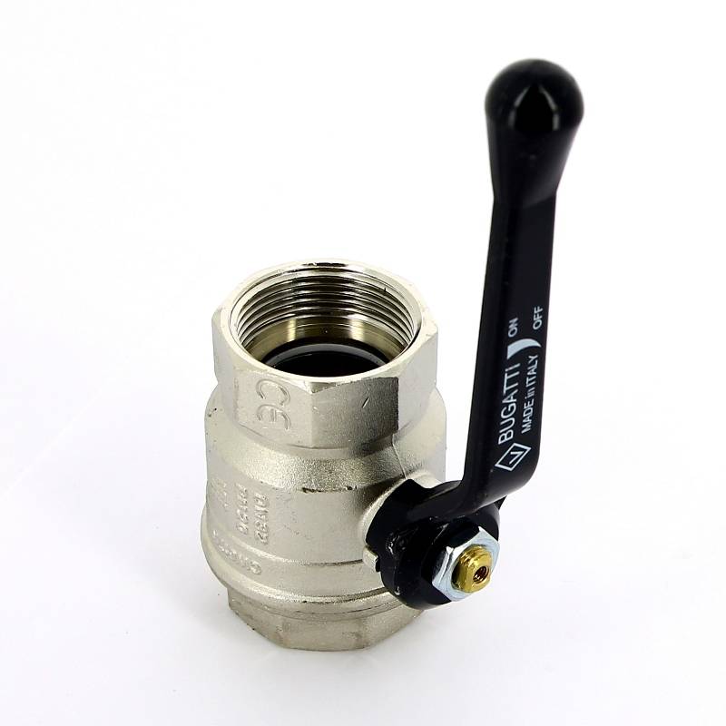 Кран шаровой Bugatti New Jersey 1 1/4 ВР-ВР рычаг 09100015