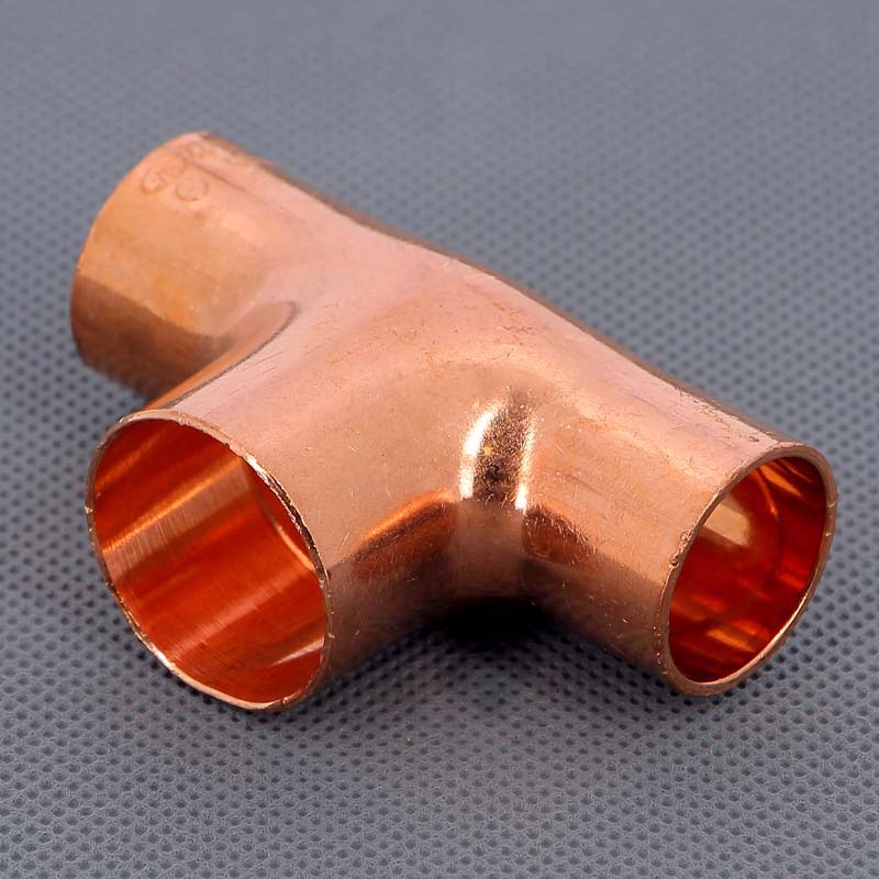 Тройник медный под пайку Viega 28х22х22 мм 105204