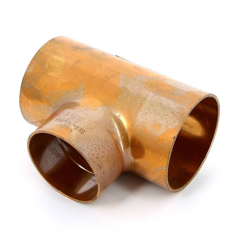 Тройник медный под пайку Viega 88.9х76.1х88.9 мм 595371