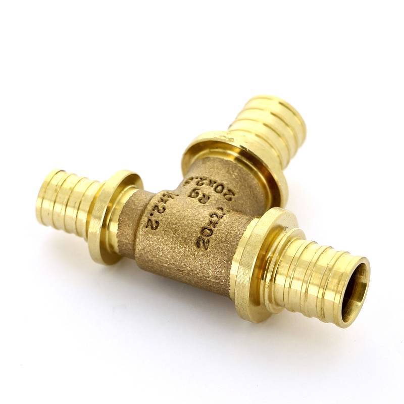 Тройник надвижной REHAU RAUTITAN RX 20х20х16 мм бронза 1377739