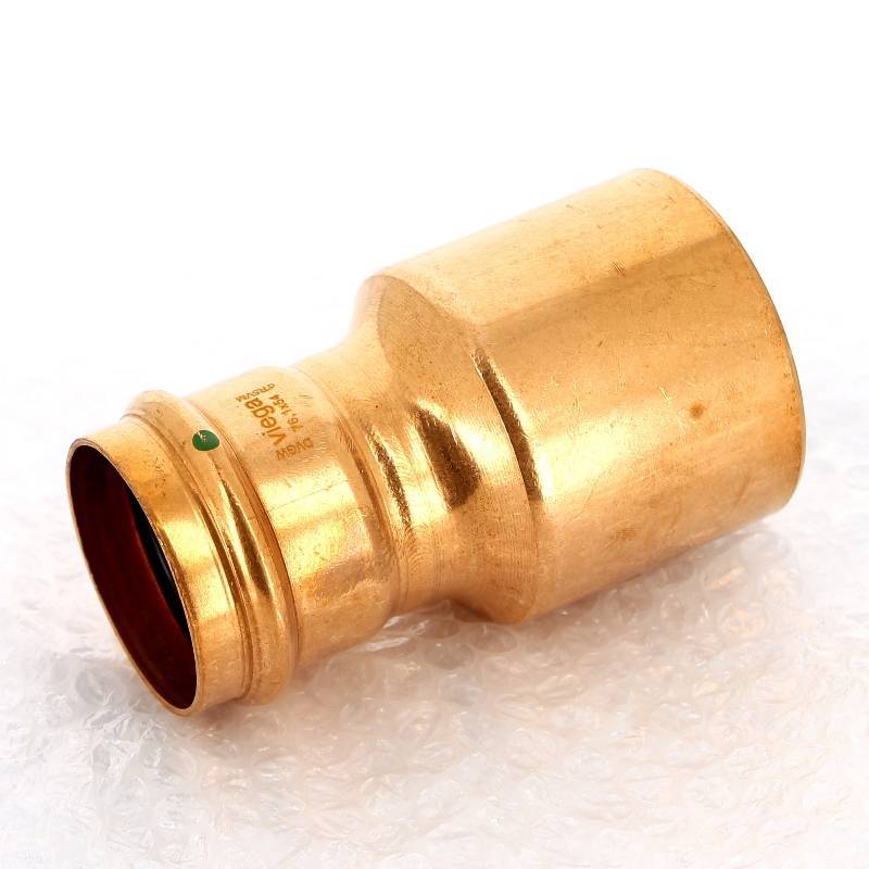 Муфта-вставка пресс медная Viega Profipress XL 76х54 мм 477110