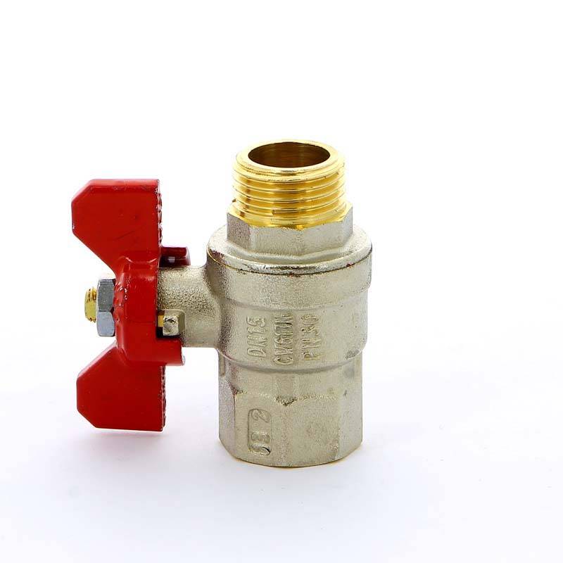 Кран шаровой Tiemme SCIROCCO НВ бабочка 1/2 2310003