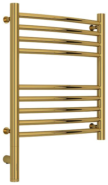 Полотенцесушитель электрический Сунержа Богема 3.0 выгнутая 400x500 мм левый золото 03-5802-5040