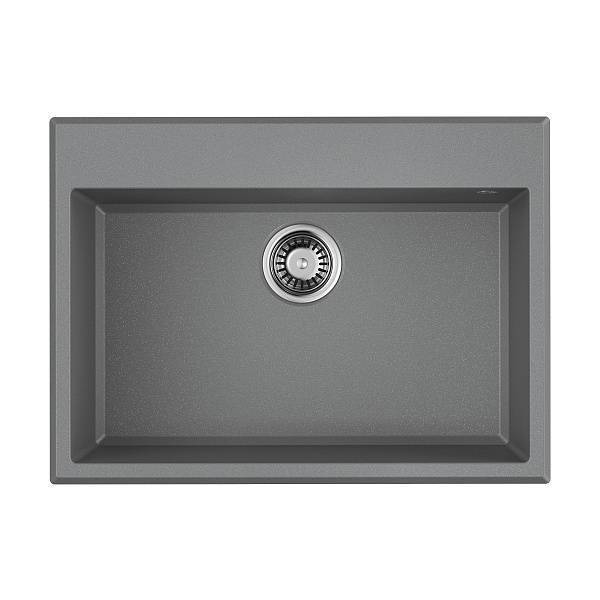 Кухонная мойка Omoikiri Tedori 68-GR Tetogranit 68x50 см leningrad grey 4993570
