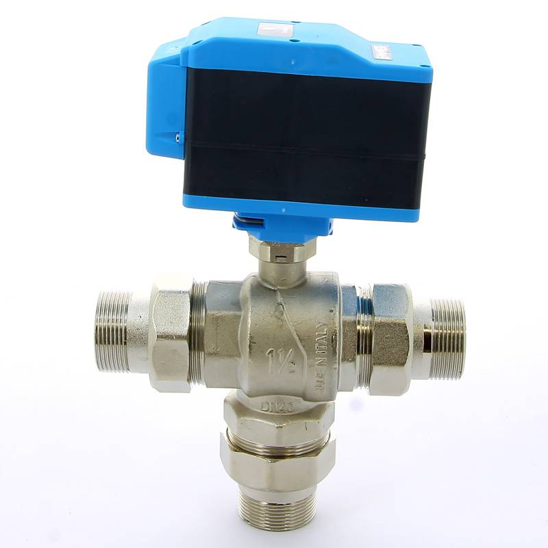 Кран шаровой трехходовой Emmeti MODULO PLUS с сервоприводом 1 1/2 НН 01425712