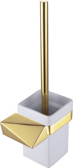 Ершик для унитаза подвесной Boheme New Venturo золото 10319-G