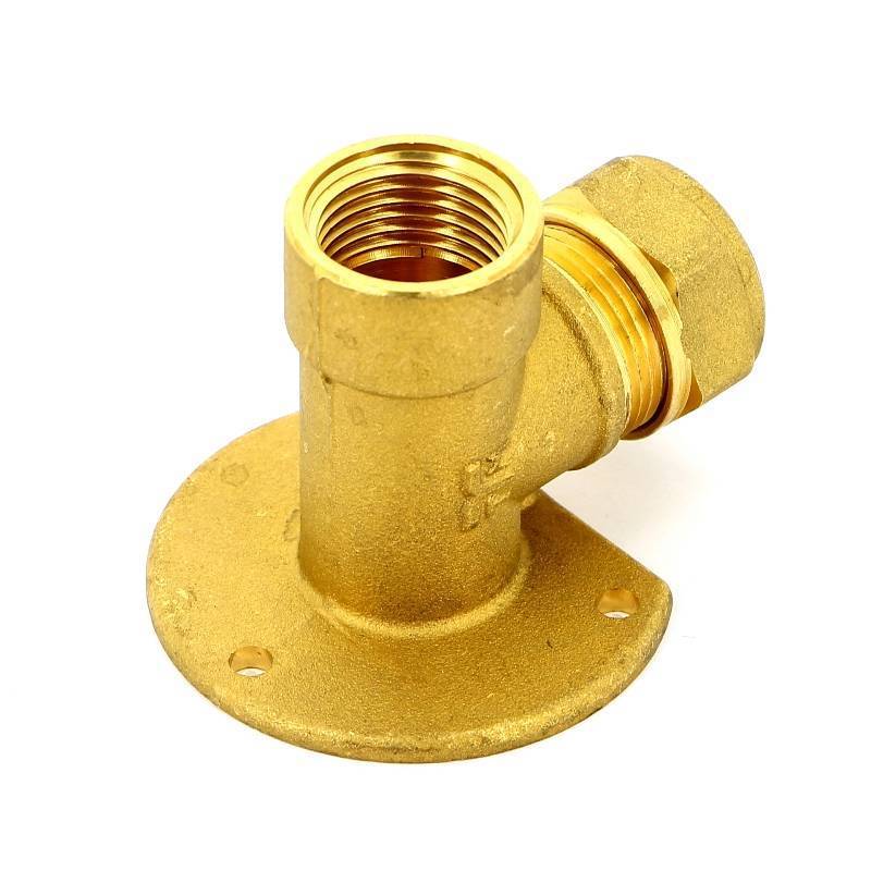 Водорозетка обжимная Tiemme 18x1/2 ВР латунь 1100091