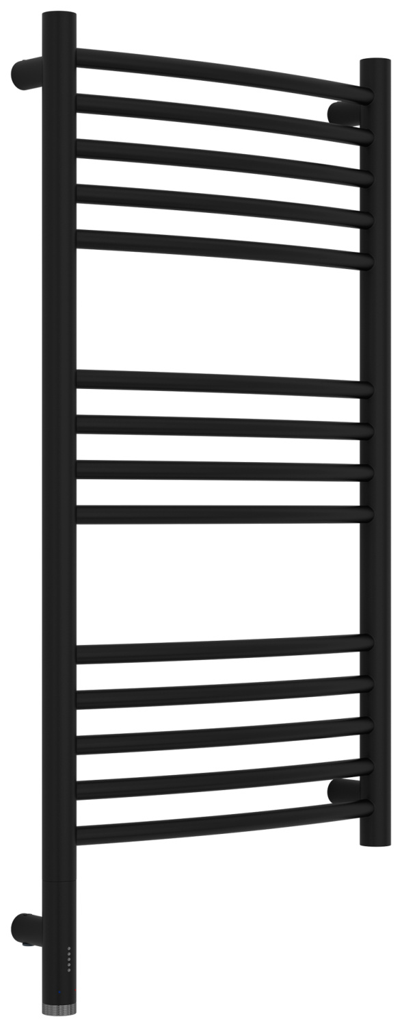 Полотенцесушитель электрический Сунержа Богема 3.1 выгнутая 40х80 см левое подключение черный матовый 31-6002-8040