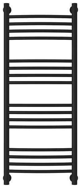 Полотенцесушитель водяной Сунержа Богема с полкой 400x1000 мм матовый черный 31-0221-1040