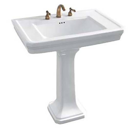 Раковина с пьедесталом Boheme 89х55.5х81 см белый 942-2-3