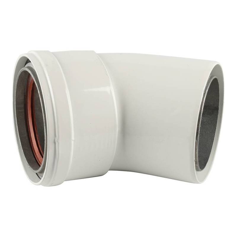 Отвод Baxi 45° d=80 мм для труб с изоляцией KHG71410521