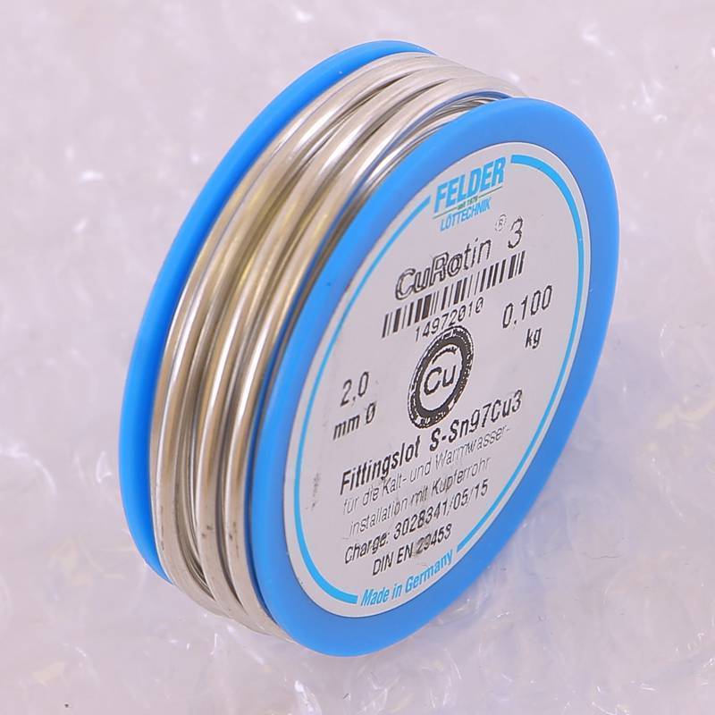 Припой мягкий FELDER Cu-Rotin 3 2 мм 100 г 14972010