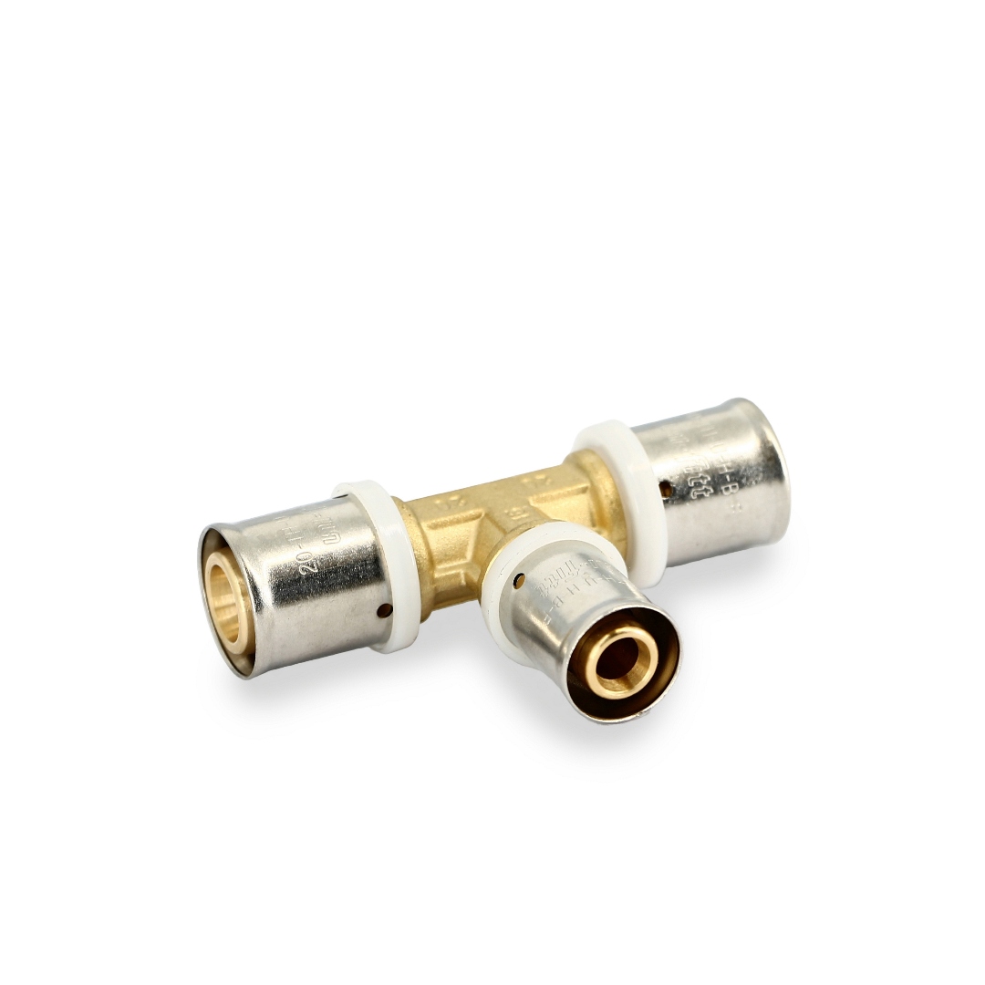 Тройник пресс STOUT 20х16х20 мм 507869