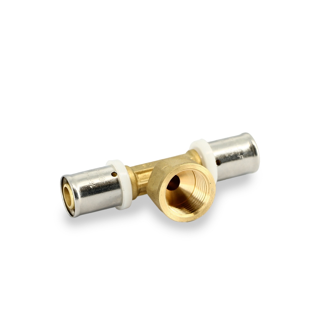 Тройник пресс-В 16 х 1/2 х 16