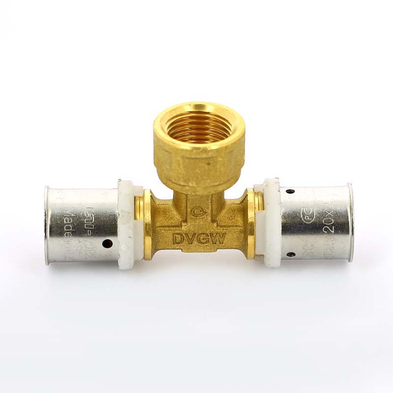 Тройник пресс-В 20 х 1/2' х 20