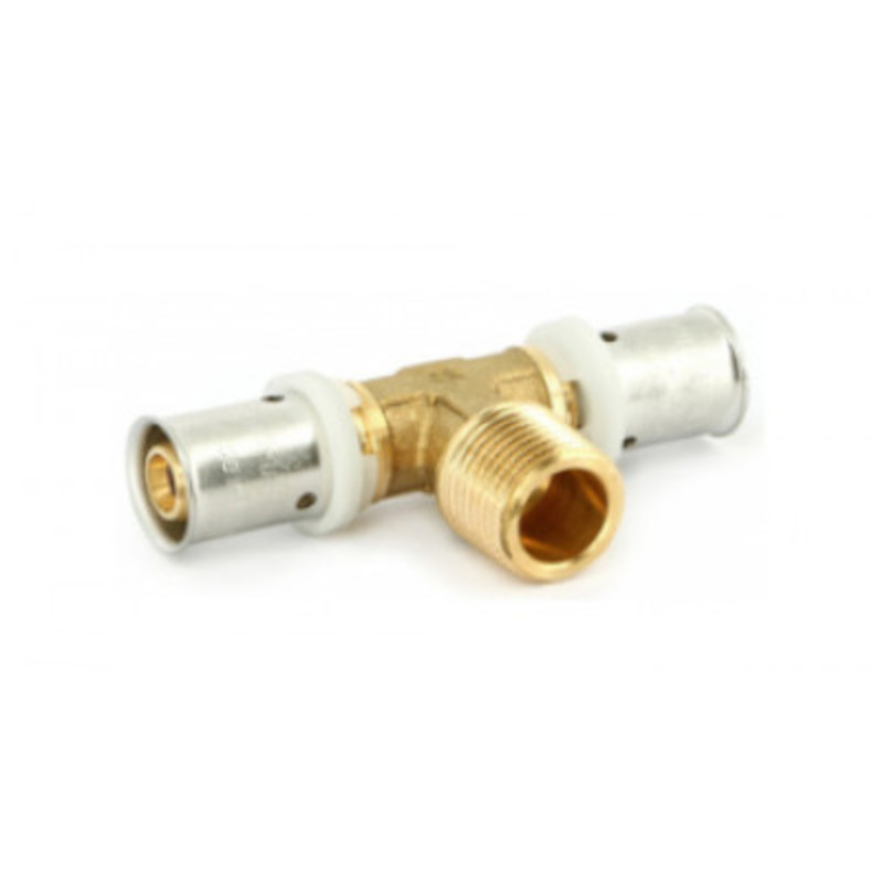 Тройник пресс-НР Uni-Fitt 16х1/2х16 507880