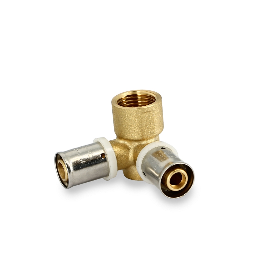 Водорозетка пресс-В STOUT 16x1/2x16 трехплоскостная SFP-0014-161216