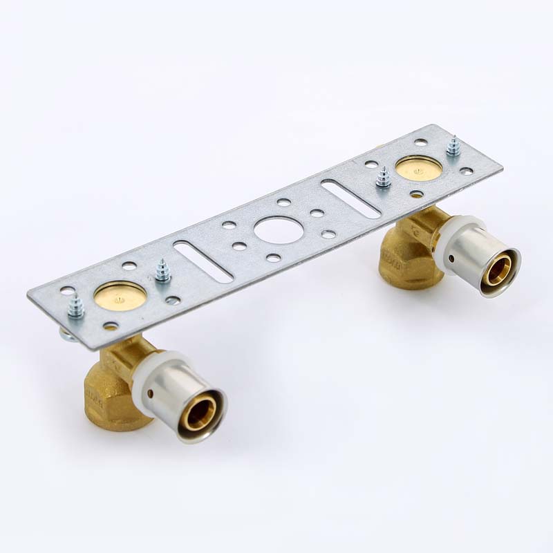 Водорозетка пресс-В 20 x 1/2' двойная на планке