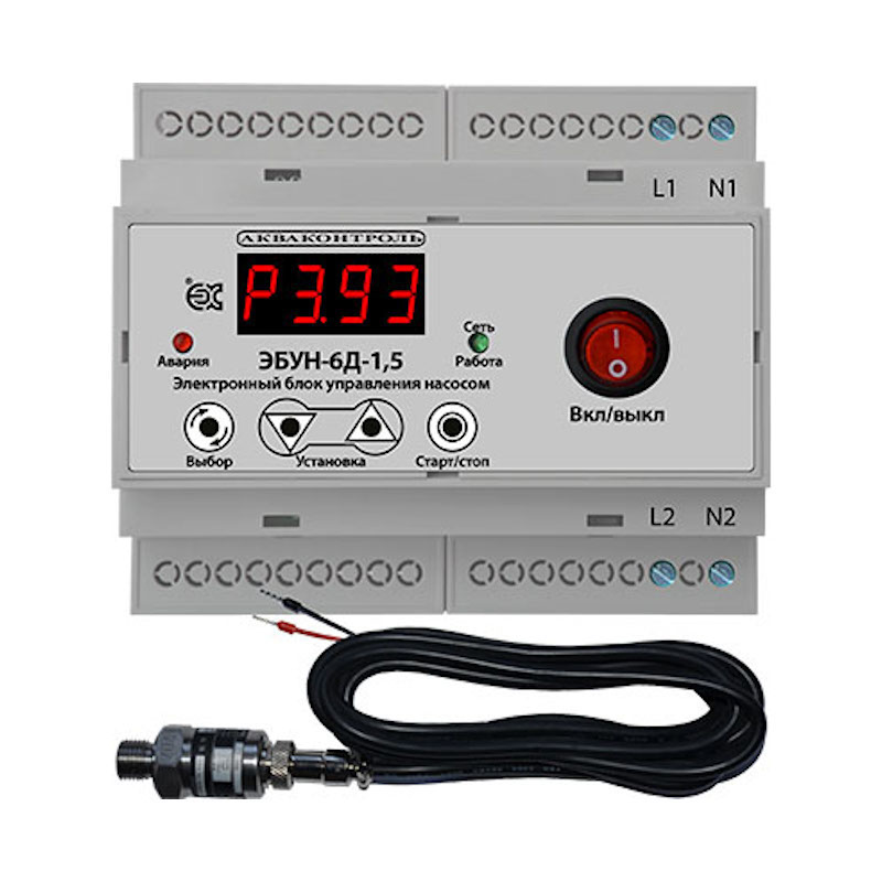 Блок управления насосом  ЭБУН-6Д-2,5-7