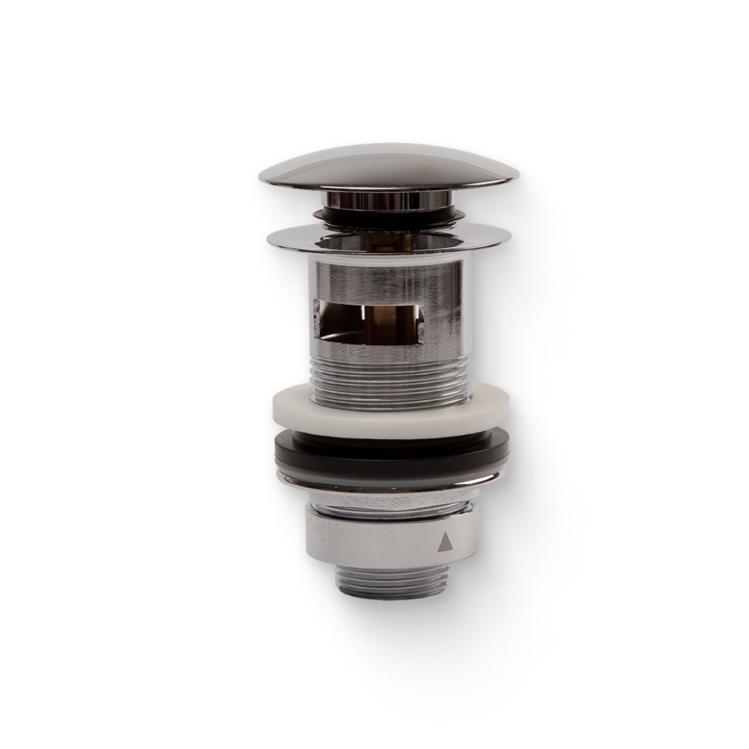 Донный клапан Arrowhead 1-1/4, 80мм., с переливом, хром.с переходником на 7/8