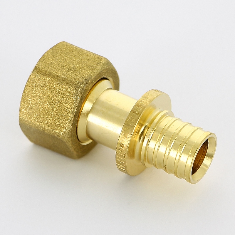 Муфта аксиальная-В 16 x 1/2 с накидной гайкой, плоской прокладкой