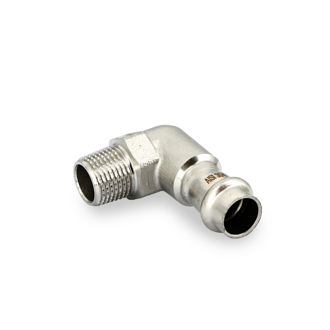 Угол пресс-Н 15 х 1/2, нержавеющая сталь