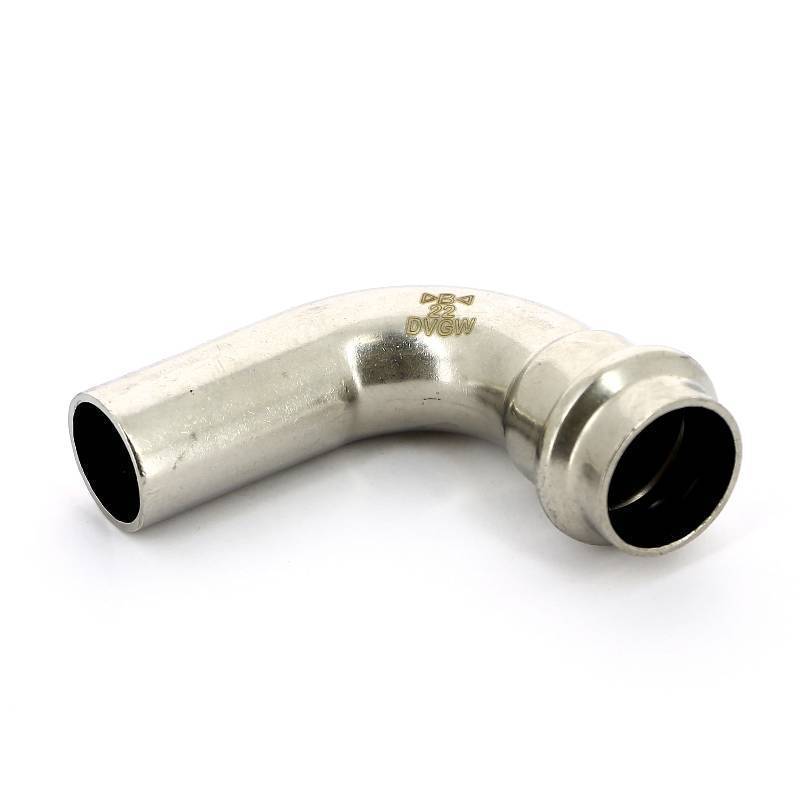 Угольник-вставка 45° пресс IBP >B< Press Inox 22 мм нержавеющая сталь PS5040 0220000