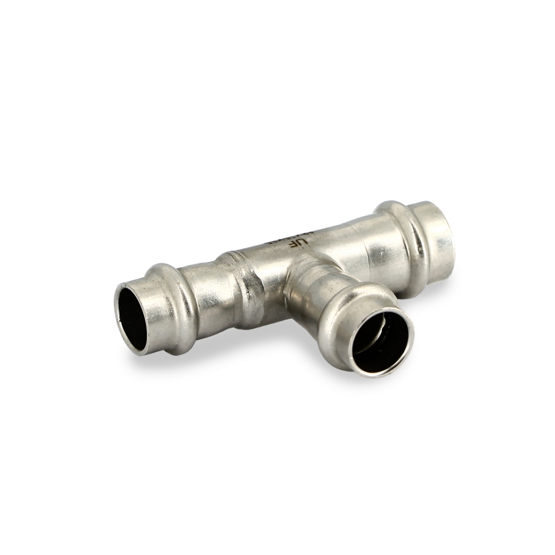 Тройник пресс 18 х 15 х 15, нержавеющая сталь