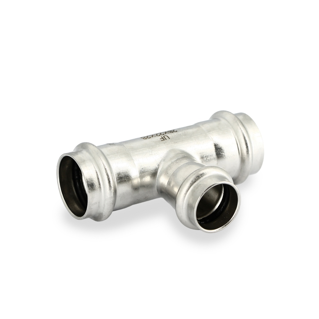 Тройник пресс 28 х 22 х 28, нержавеющая сталь