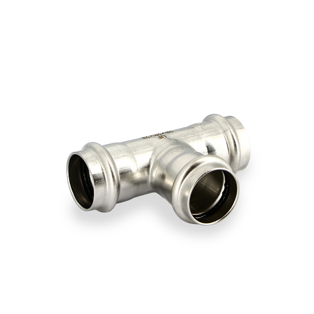 Тройник пресс 28, нержавеющая сталь