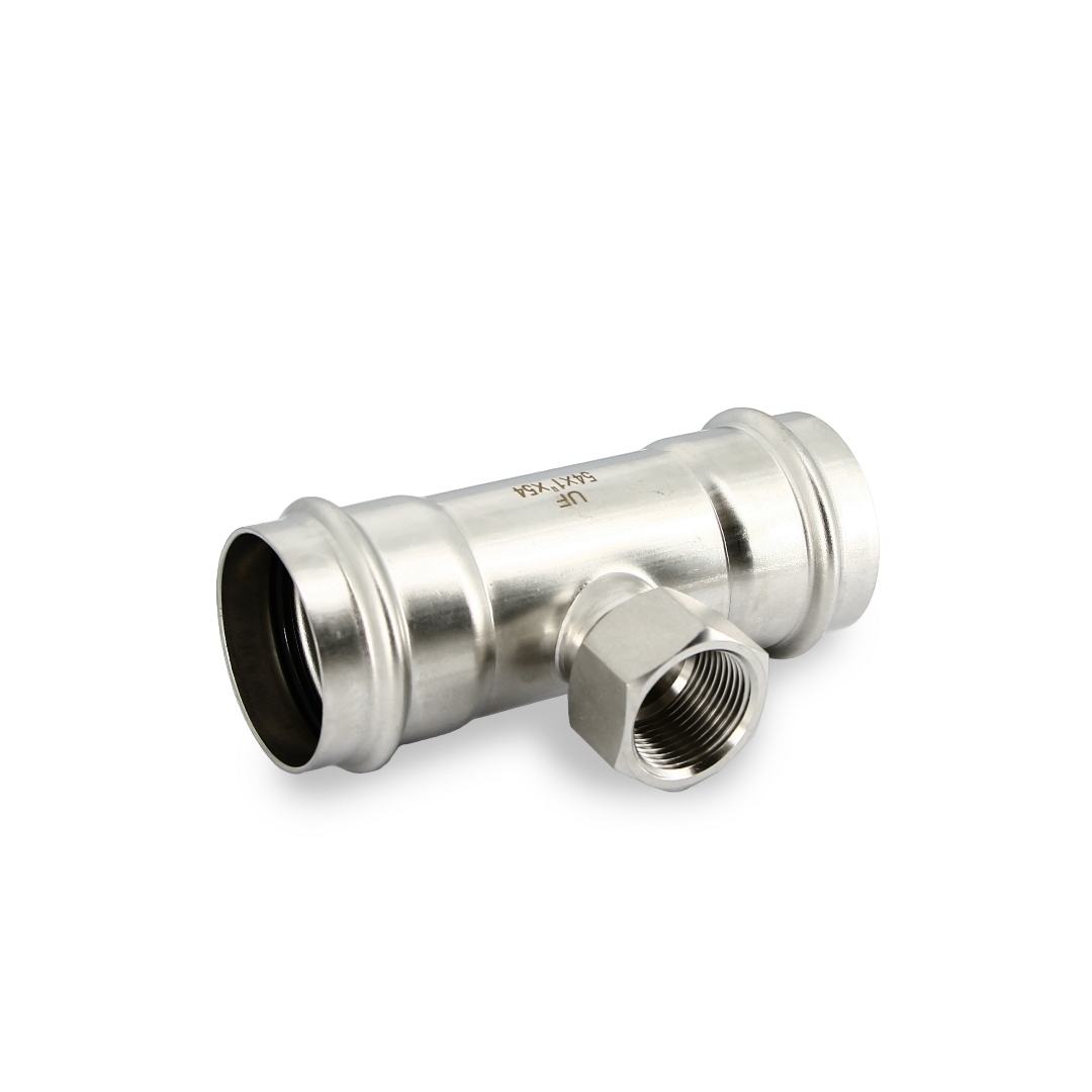 Тройник пресс-В 54 х 1 х 54, нержавеющая сталь