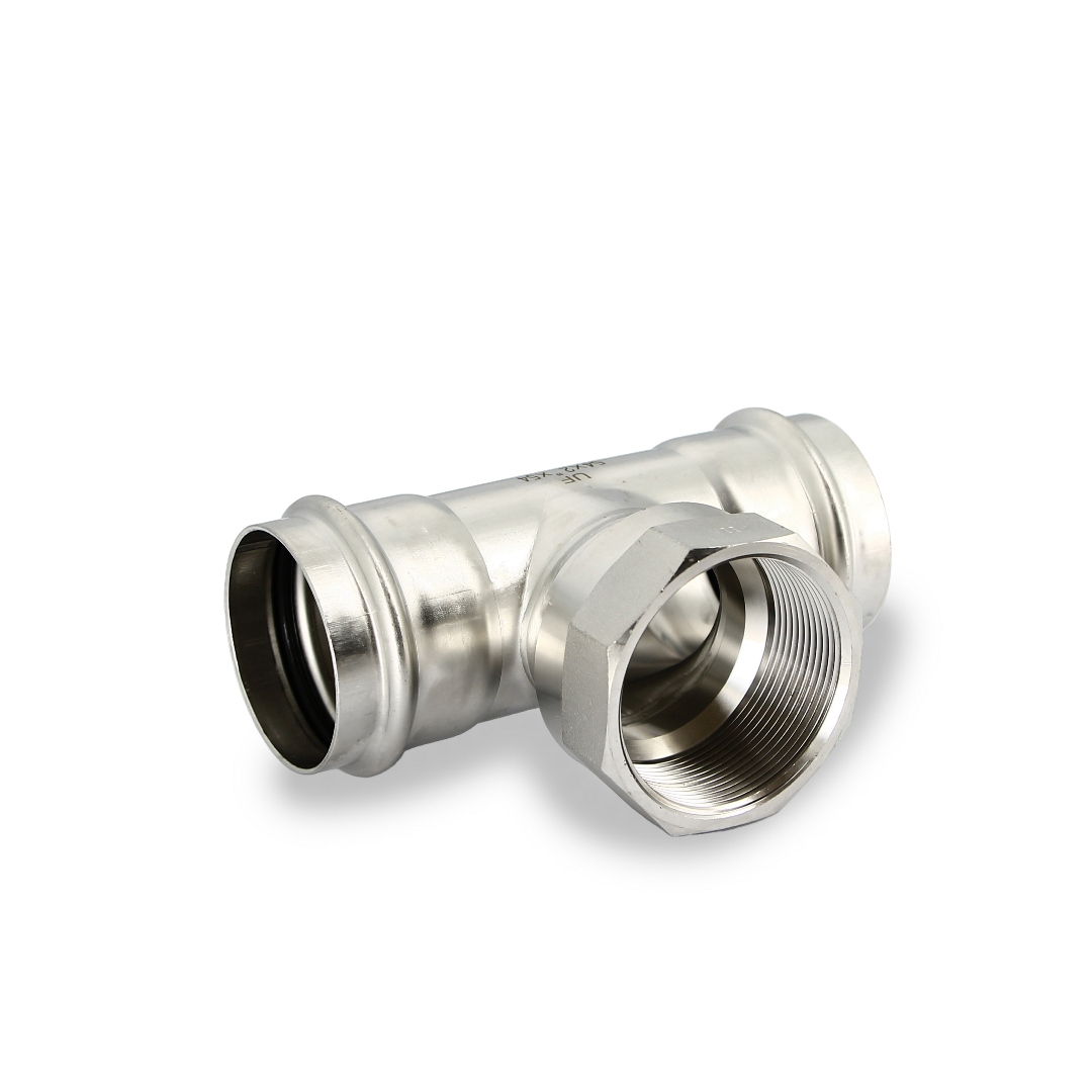 Тройник пресс-В 54 х 2 х 54, нержавеющая сталь