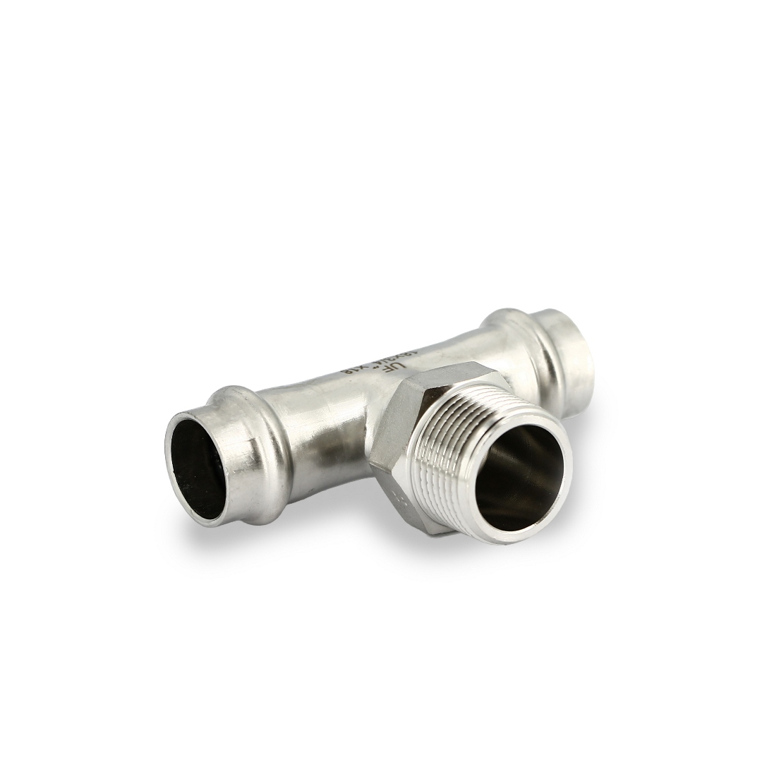 Тройник пресс-Н 18 х 3/4 х 18, нержавеющая сталь
