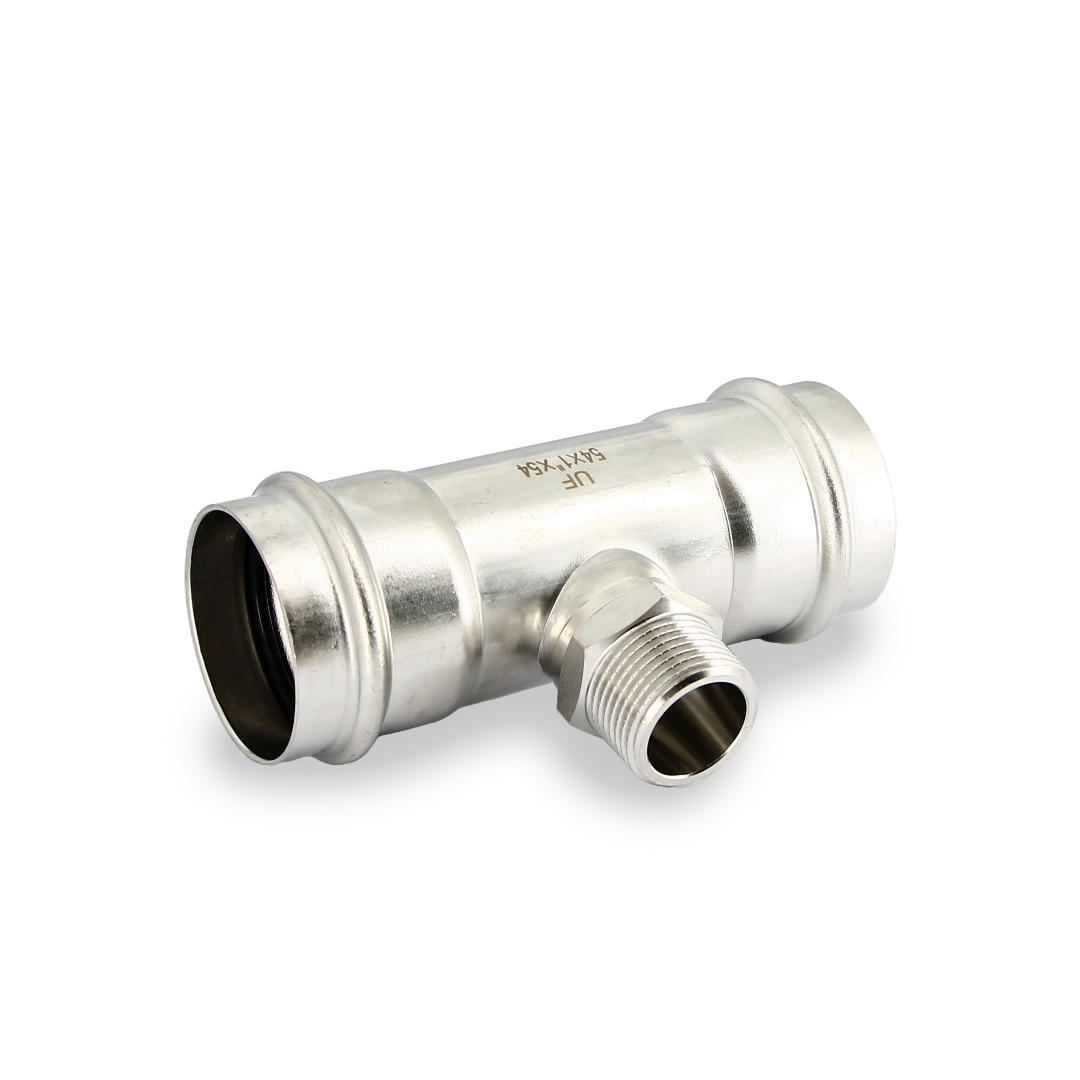 Тройник пресс-Н 54 х 1 х 54, нержавеющая сталь