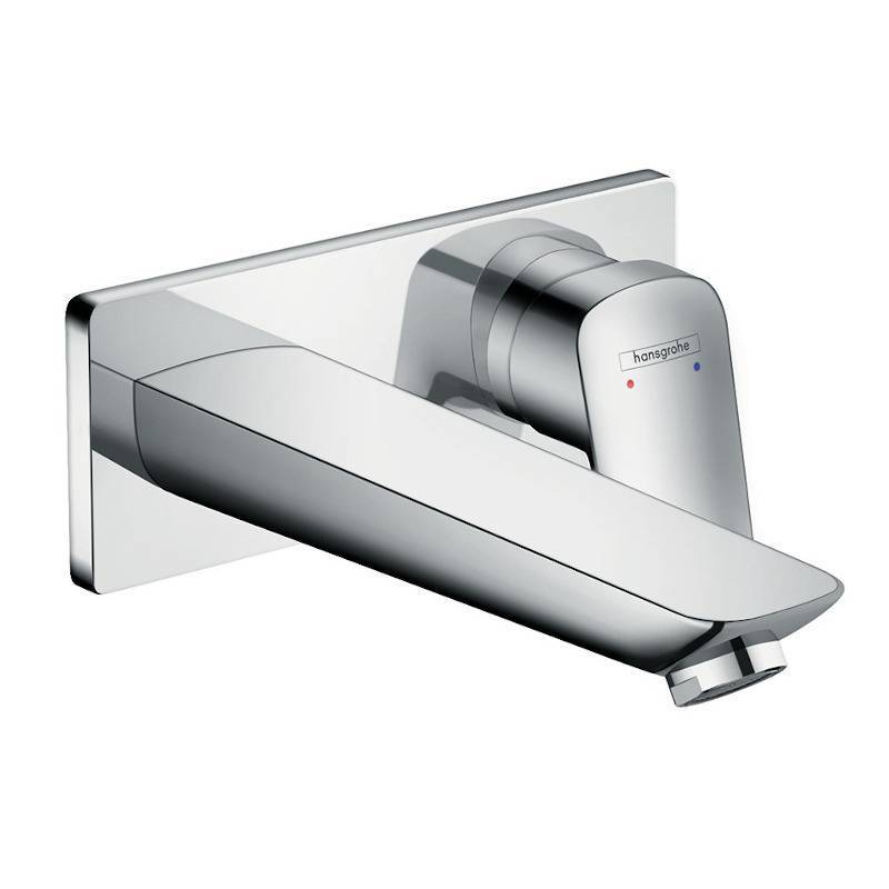Смеситель для раковины hansgrohe Vernis Blend 190 со сливным гарнитуром матовый черный 71552670