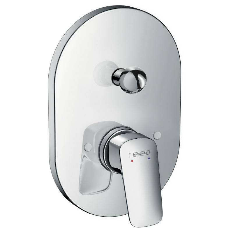 Смеситель для ванны Hansgrohe Logis однорычажный скрытого монтажа хром 71406000