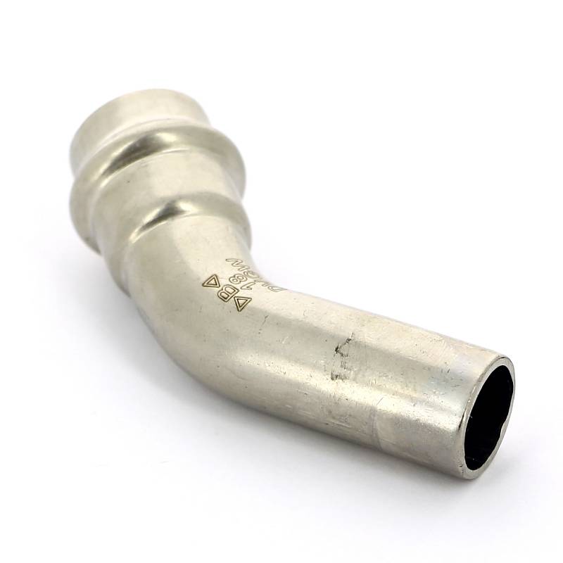 Угол-вставка пресс 45° IBP >B< Press Inox 18 мм PS5001 0180000