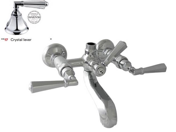 Смеситель для ванны и душа Nicolazzi Teide Metal хром 1900CR05