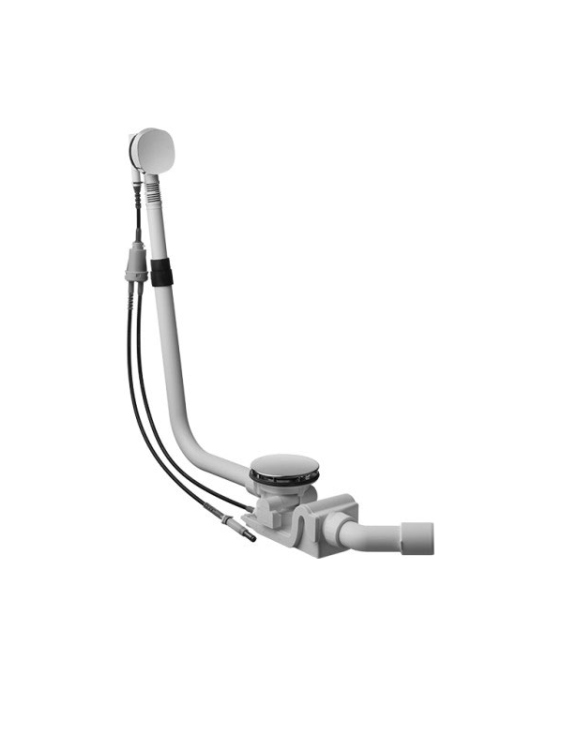 Слив-перелив Duravit Quadroval для душа и ванны D 90 мм 700 мм цвет хром 791246000001000