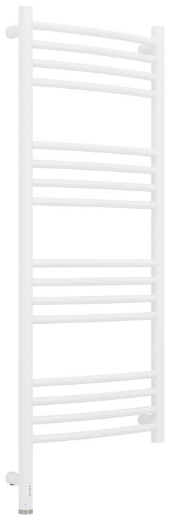 Полотенцесушитель электрический Сунержа Богема 3.1 выгнутая 1000x400 мм нижнее справа МЭМ белый матовый 30-6002-1040