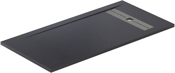 Душевой поддон Allen Brau Infinity 160x80x3 см черный антрацит 8.21006-AM