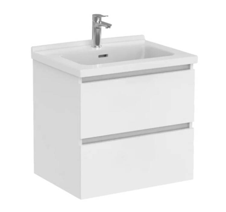 Раковина Smartflow 610x467x195 мм 1 отверстие цвет белый SMFL8167