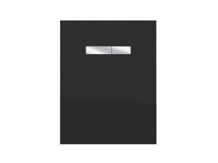 Панель смыва для унитаза TECE TECElux 430x555 мм черный/глянцевый хром 9650004