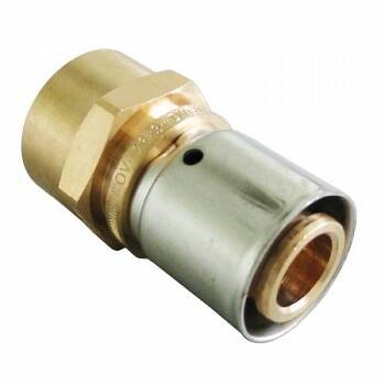 Соединение прессовое TECEflex 50x4.5-1 1/2 ВР латунь 1512256